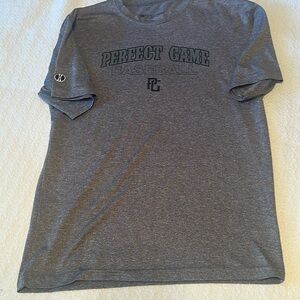 Youth Medium boys Perfect Game baseball drifit shirt.  Holloway tshirt brand.